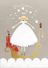 Angel xmas Christmas Card 14532 created by Tigerlily