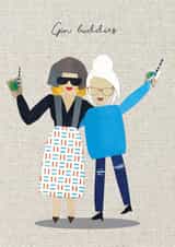 Gin Buddies Birthday Card 14533 created by Tigerlily