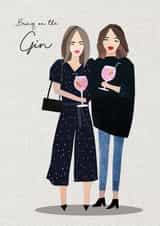 Gin friend Congratulations Card 14547 created by Tigerlily