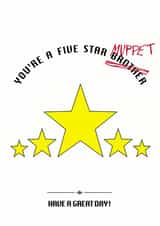 birthday brother Card 31232 created by Rusty Pencil