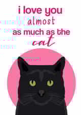 love you Valentines Day Card 25139 created by Pet Friendly