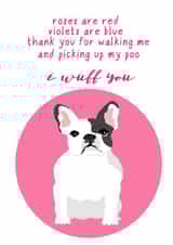 roses red Valentines Day Card 25141 created by Pet Friendly