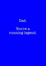 Adult Male Birthday Card 36796 created by Running Cards UK