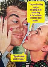 tonight going Birthday Card 38376 created by Empty Roll Cards