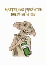 dobby gin Birthday Card 14467 created by Picardso