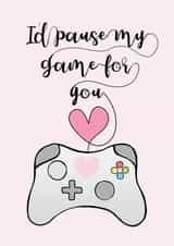game gaming Valentines Day Card 36001 created by Tori's Little Bubble