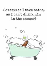 sometimes take Birthday Card 2652 created by Doodle Dot Design Co