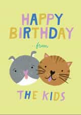 Cute Birthday card for a pet parent created by Lisa Greener