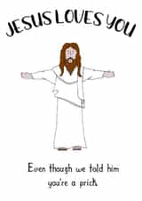 jesus loves Birthday Card 14404 created by Gracie & Flo