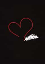 feather angel Valentines Day Card 14603 created by Julia Godridge