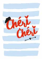 cheri french Valentines Day Card 38474 created by Letter V Prints