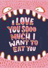 love girlfriend Valentines Day Card 37707 created by The Cardy Club