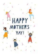 happy dab Mothers Day Card 37712 created by The Cardy Club