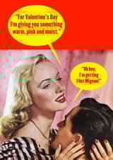 warm pink Valentines Day Card 38379 created by Empty Roll Cards