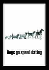 dog dating Card 35042 created by Oh So Cheeky