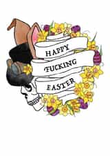 tattoo skull Easter Card 2760 created by Sarah Watts @2littleboys