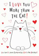 love more Valentines Day Card 34070 created by Kat Pearson