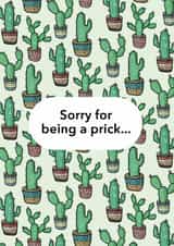 sorry being Sorry Card 9185 created by Bronte Laura Illustration