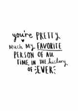 youre pretty Anniversary Card 14652 created by Ellie Ellie