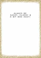 A card for your sassy friend created by Always Sparkle