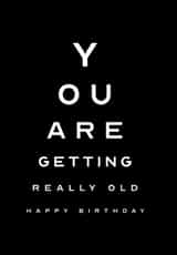 old opticians Birthday Card 14623 created by Victoria Thomas