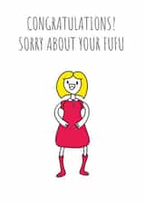 congrats sorry New Baby Card 14706 created by Sahara Designs