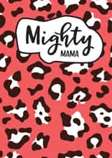 mighty mama Pregnancy Card 9922 created by Bonnie Blackbird