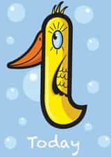 duck 1 Birthday Card 5750 created by Simon Paulson