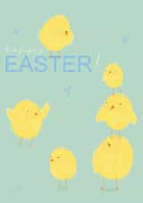 happy chick Easter Card 4440 created by Sian Moore Illustration