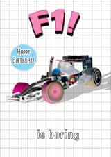 F1 Racing Birthday Card 14735 created by I Do Not Careds