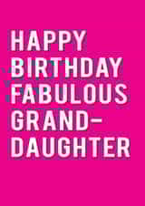 happy fabulous Birthday Card 6627 created by Redback Cards