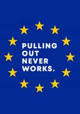 brexit politics New Baby Card 3331 created by Kasia Cards