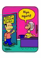 self esteem Humour Card 10518 created by Bruce Robinson