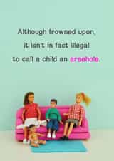 funny rude Mothers Day Card 11466 created by Bold & Bright Cards
