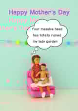 funny rude Mothers Day Card 11471 created by Bold & Bright Cards