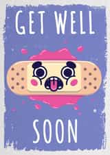 plaster bandage Get Well Card 13149 created by Hoborobo