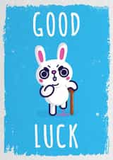 lucky rabbit Good Luck Card 13150 created by Hoborobo