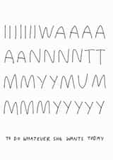 mother mum Mothers Day Card 6630 created by Redback Cards