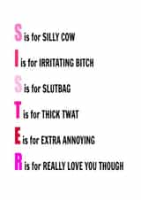 silly cow Birthday Card 14632 created by Fefe Teale