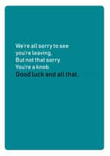 were all Good Luck Card 14783 created by turds of wisdom