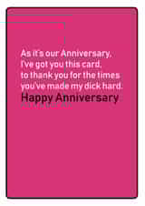 card times Anniversary Card 14784 created by turds of wisdom