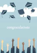 Graduation Celebration Card - Congratulations created by Sian Moore Illustration