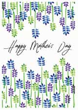 mum floral Mothers Day Card 10385 created by Olivia Morgan ltd