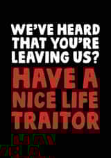 Leaving nice New Job Card 13207 created by Studio Doodles