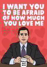 The Office US Anniversary Card - Funny Michael Scott Love Card created by Studio Doodles