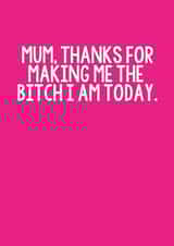 mum thanks Mothers Day Card 12949 created by Pink + Pip
