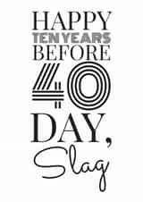 30 thirty Birthday Card 31844 created by Troy Pickering