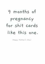 moths pregnancy Mothers Day Card 14468 created by Picardso