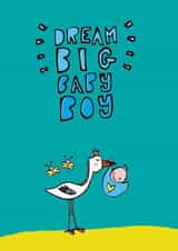 dream big New Baby Card 14928 created by Alice Palace