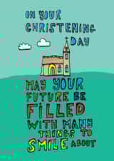 future filled Christening Card 14930 created by Alice Palace